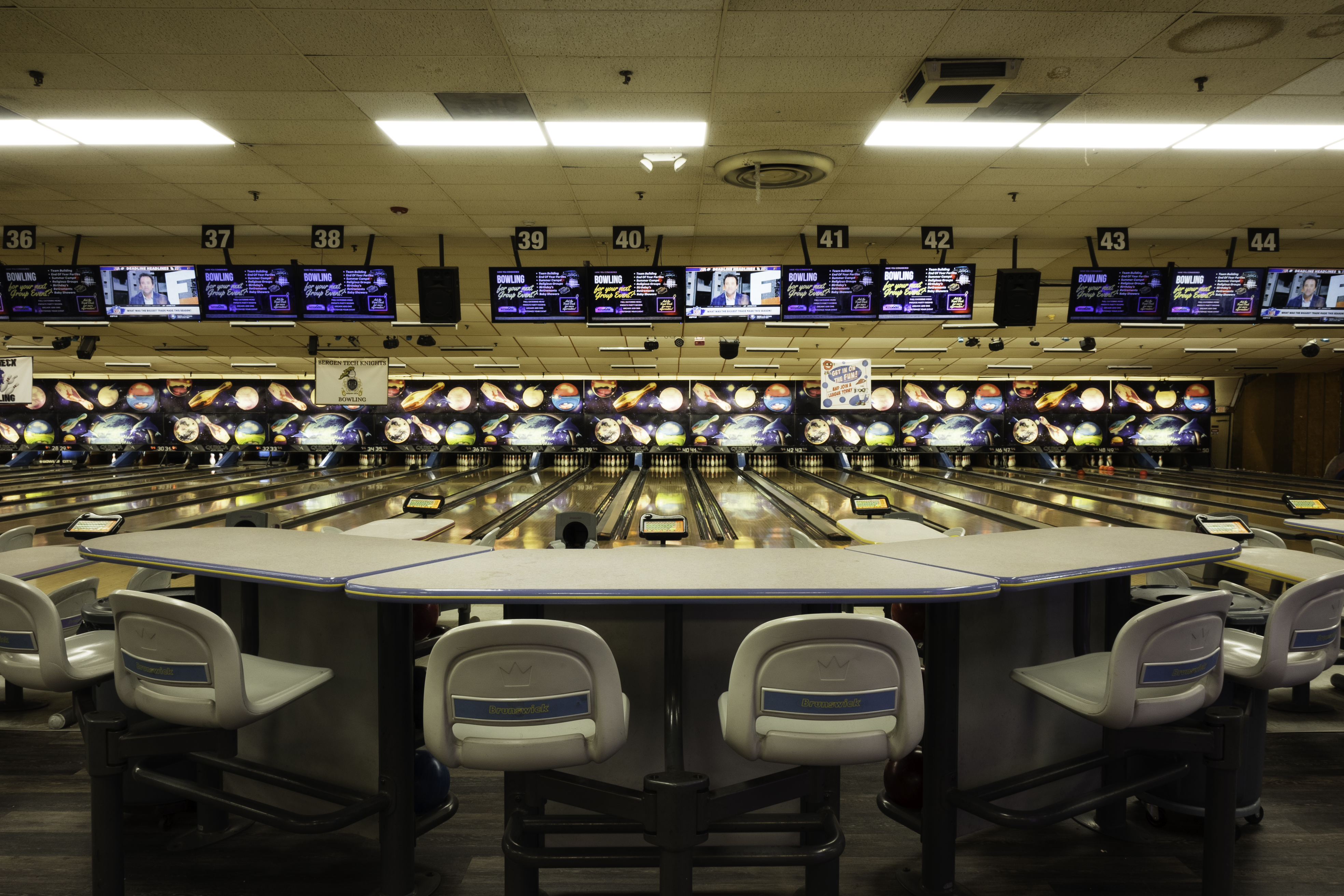 bowling lanes